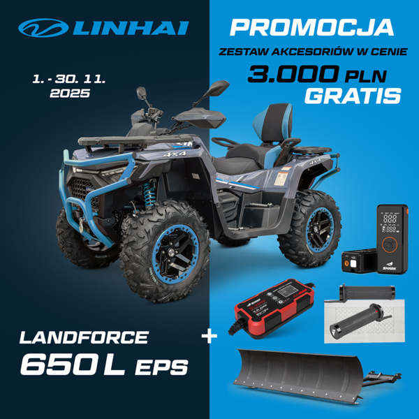 Linhai Landforce 650 + 3 000 PLN GRATIS!
